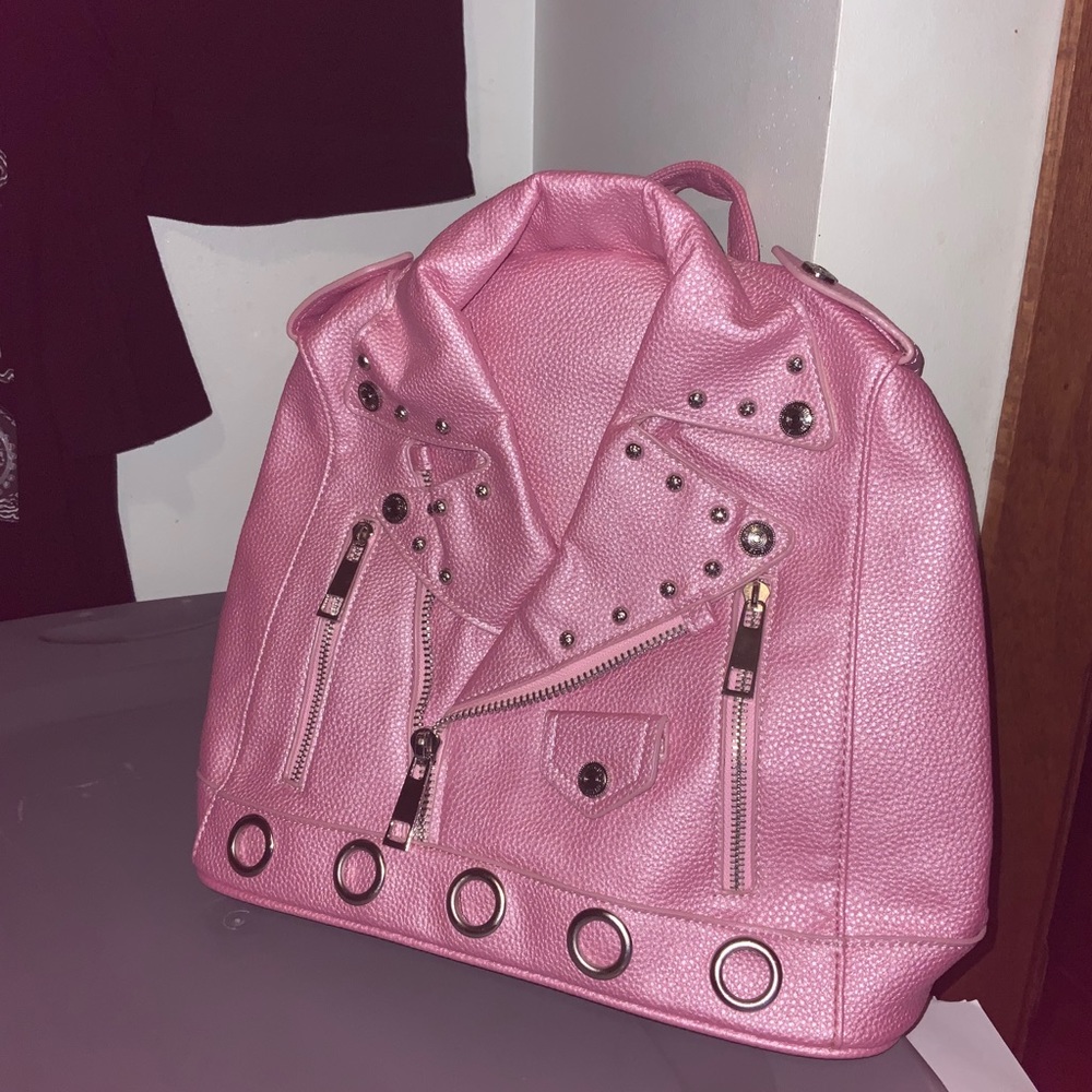 Biker Jacket Handbag CC NWT - Picture 2 of 5